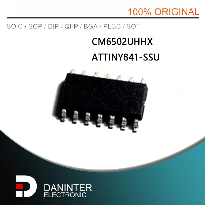 

5PCS/LOT New CM6502UHHX CM6502THH+X ATTINY841-SSU ATTINY841 SOP14