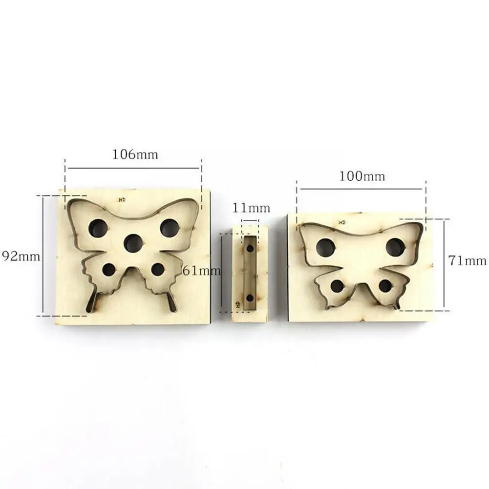 Leather Die Cutter Japan Steel Wooden Die Leather Craft Knife mould Tools Art Die Cutter Cutting Template Japan Butterfly U5S4