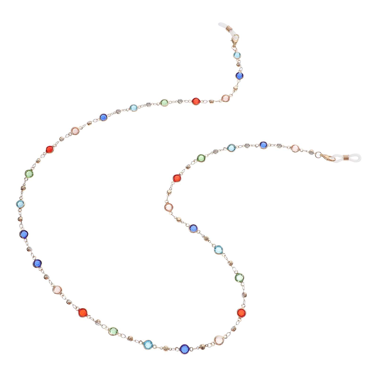 

Glasses Chain Anti-Lost Zinc Alloy Rhinestones Eyeglass Chains Women Decor Practical Gift Running Walking Hiking Exercise Phone
