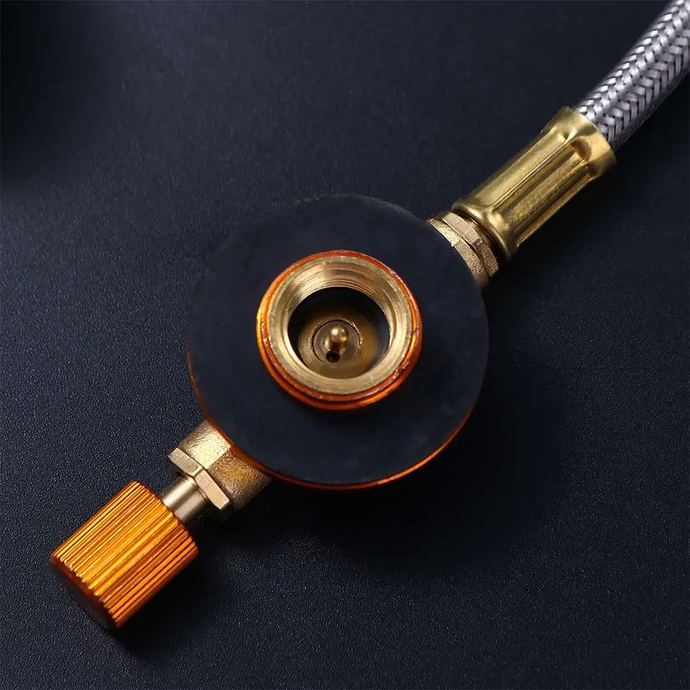 

tank Tourist Equipment LPG Gas Charging Valve Container Adapter Stove Metal Tube Propane Refill Adapter Gas Stove Coupler