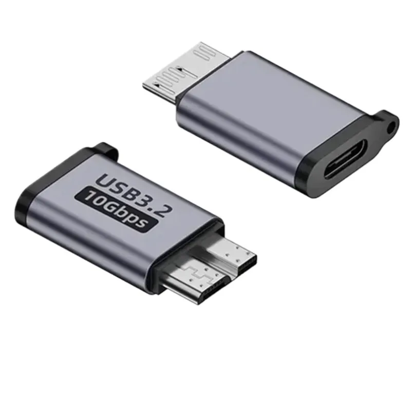 USB32 to USB C Adapter 10Gbps High Speed Data Transfer Type C Female Connector Support Charging Video Output for HDMI-Compatible