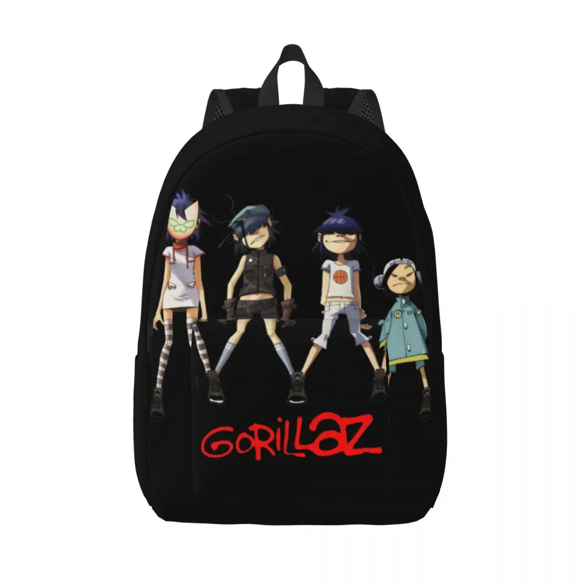 Gorillaz Rock Rapper for Teens Student School Bookbag Daypack Elementary High College Gift