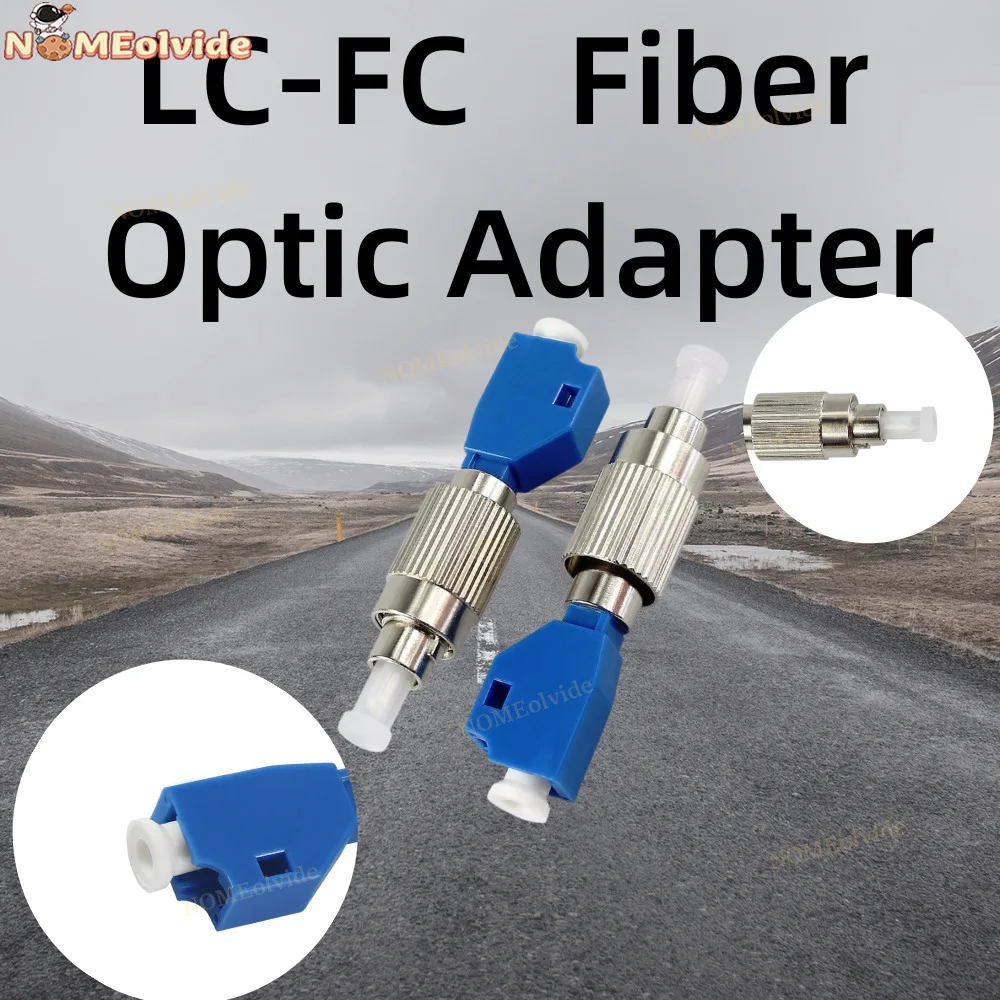 

10 PCS Optical Power Meter Adapter LC Female to FC Male LC-FC 2.5mm to 1.25mm SM 9/125 Fiber Optical Hybrid Adapter