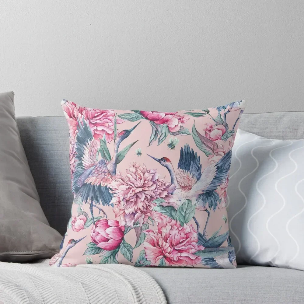 

Pastel spring gardens Throw Pillow Luxury Pillow Case Decorative Sofa Cushions pillow