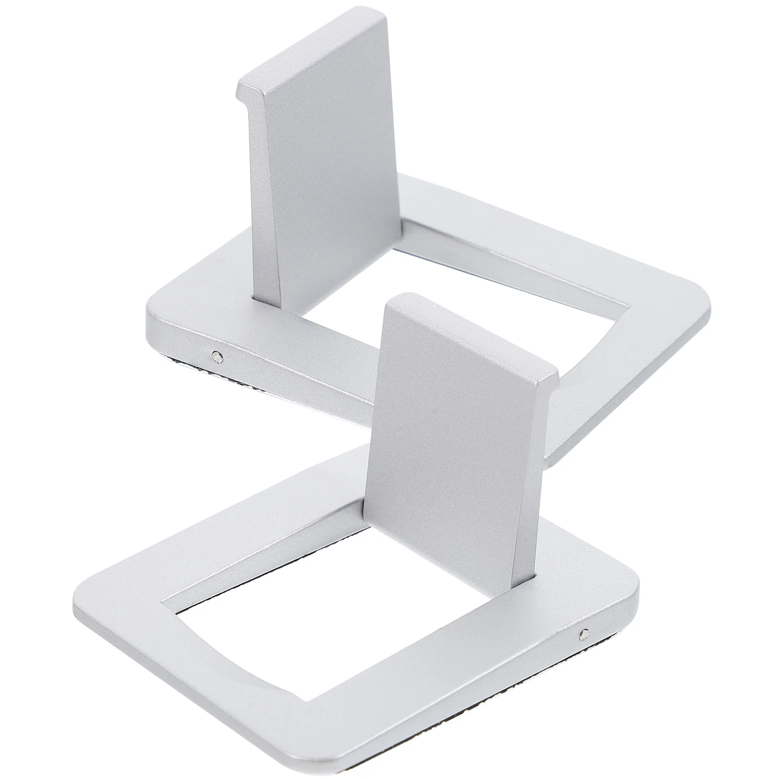 2 Pcs Computer Stand Portable Laptop Riser Vertical Holder Aluminum Alloy