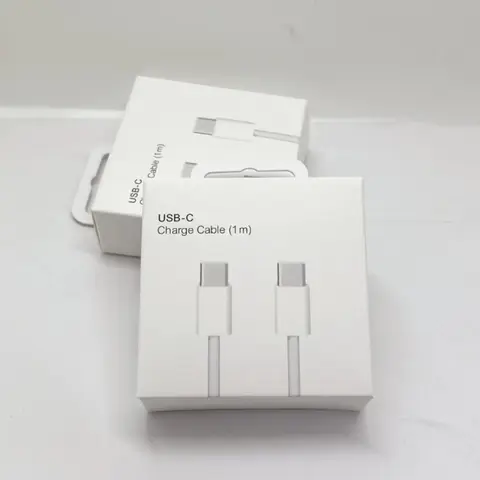10 pz/lotto USB-C 60W 240W Cavo di Caricatore 1M 2M Per iPhone 15 Pro Max PD 60W Ricarica Veloce Per Xiaomi Samsung Tipo C Cavo di Tessitura
