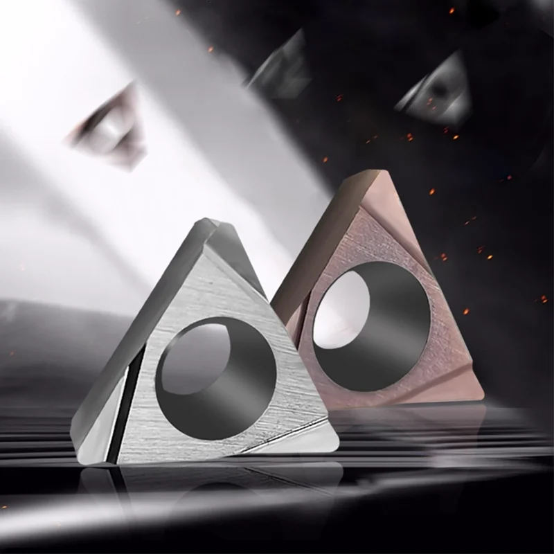 

5PCS CNC Fine Turning Insert Boring Inner Hole Small Triangle TBGH 060102 L TPGH 110304 L Ceramic Tool Head Inserts