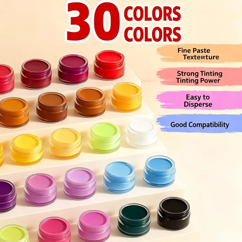 5g Silicone Color Paste Oil-Based Cream Color Paste Macaron Pigment For DIY Handmade Coloring Making DIY Pinch Glue