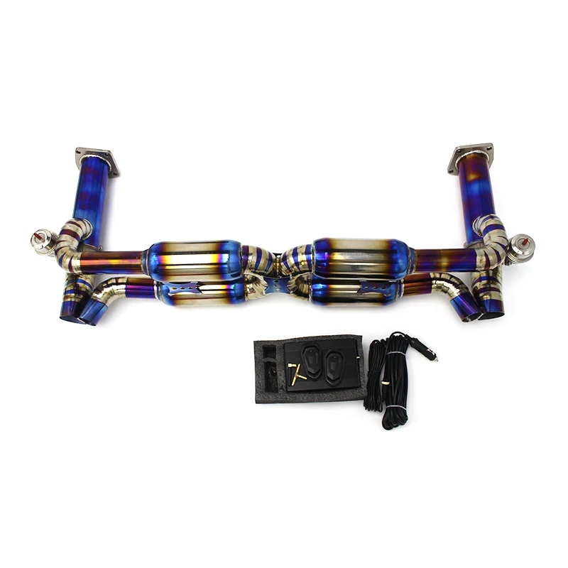 Catback Exhaust For PORSCHE 911 (997.1) 3.8 2004-2012 Titanium Alloy Exhaust System Muffler Exhaust Pipes
