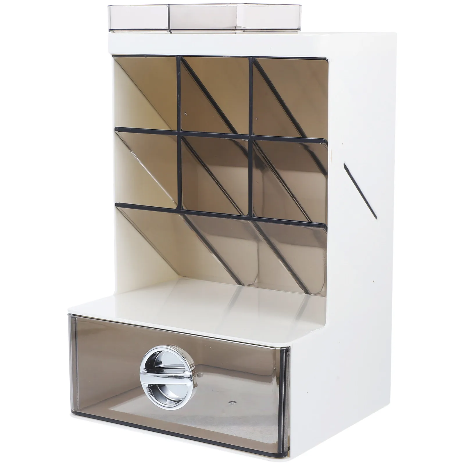 

Пластиковый настольный органайзер для ручек с универсальными отделениями для удобного доступа к ручкам, маркерам, ножницам