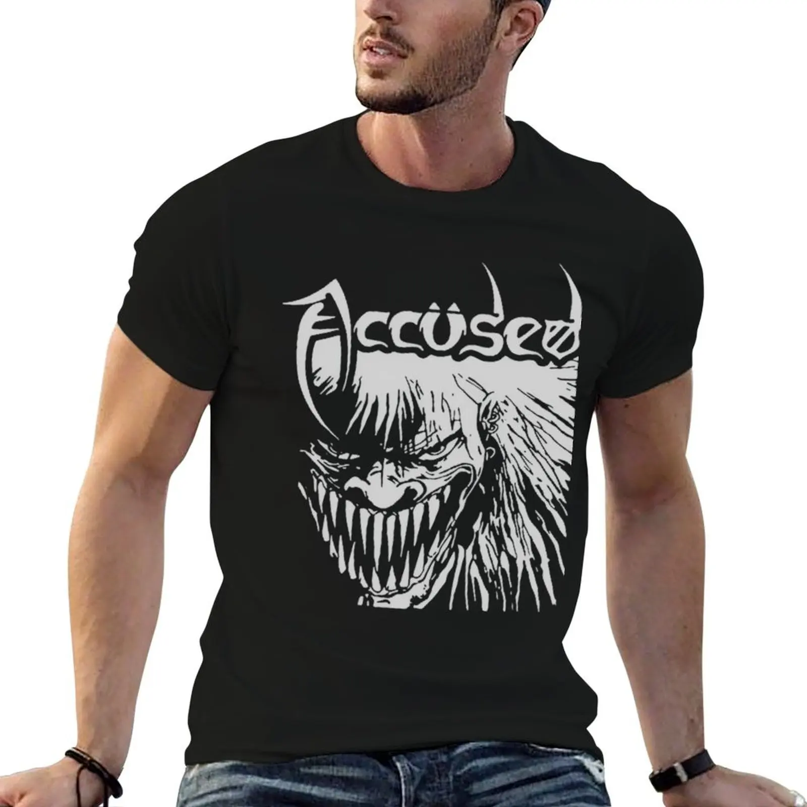 Accused Metal Zone The Accused Group Show T-Shirt Stain Resistant Casual Tee