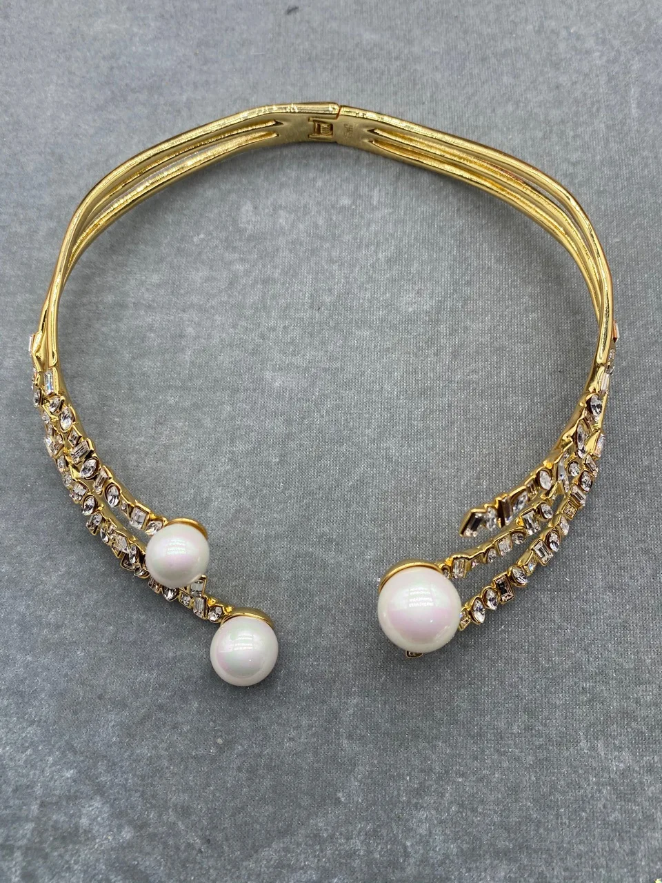 European and American Genius Designers Create Heavy-duty Large Pearls, Copper-plated Gold-plated and Diamond-filled Necklaces