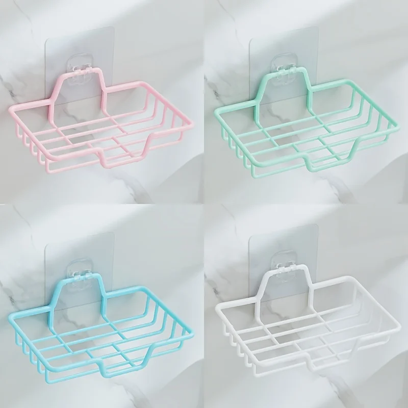 2pcs Wall-mounted Drying Soap Dish - Durable, Easy to Install
