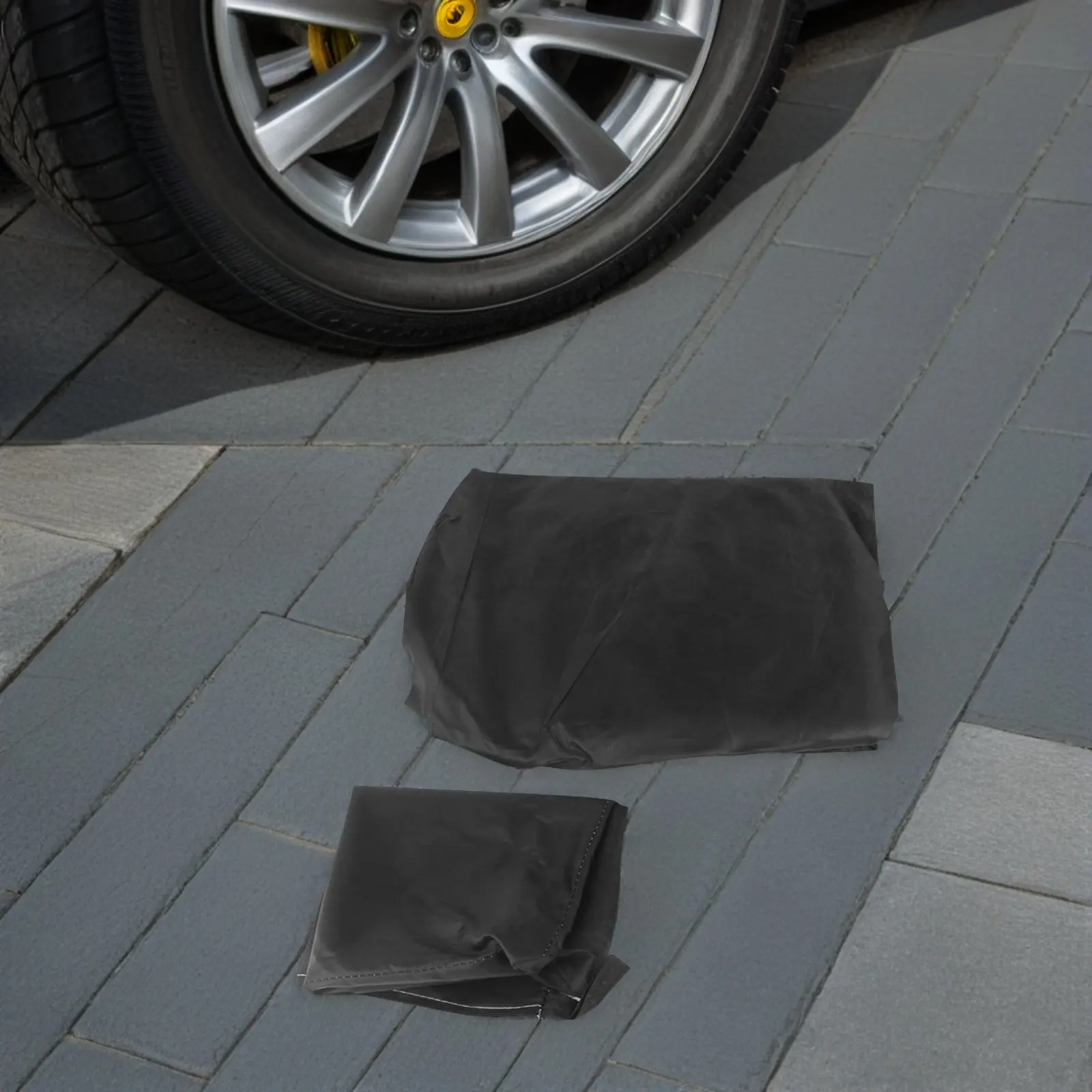 

Car Half Body Sun Shade Cover Waterproof Magnet Secured Cool Car Bikini Protector Against Heat Uv Rain Dust Xl Black