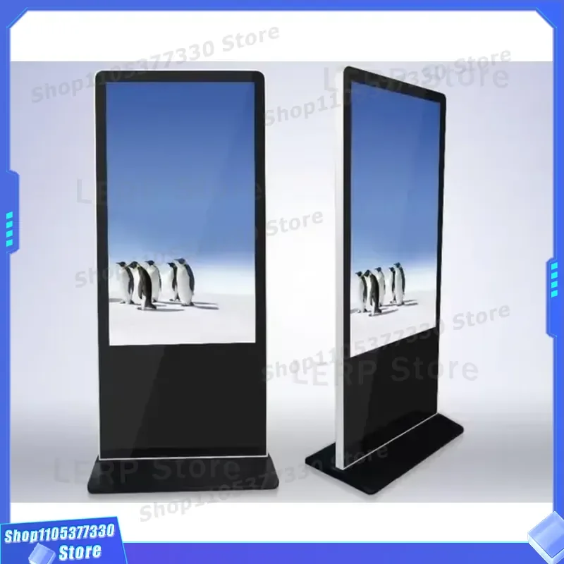 Custom Shaped Ultra Thin LCD Panel Full Color HD Display Screen For Hotel Lobby Art Digital Signage Retail Window Showcase HD