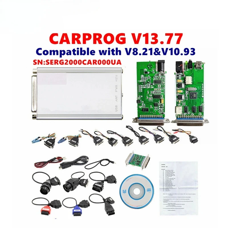 

Новейшие онлайн-адаптеры Carprog 13,77, полные адаптеры с кейгеном, автомобильный Prog для подушек безопасности/радио/IMMO, инструмент для ремонта ECU