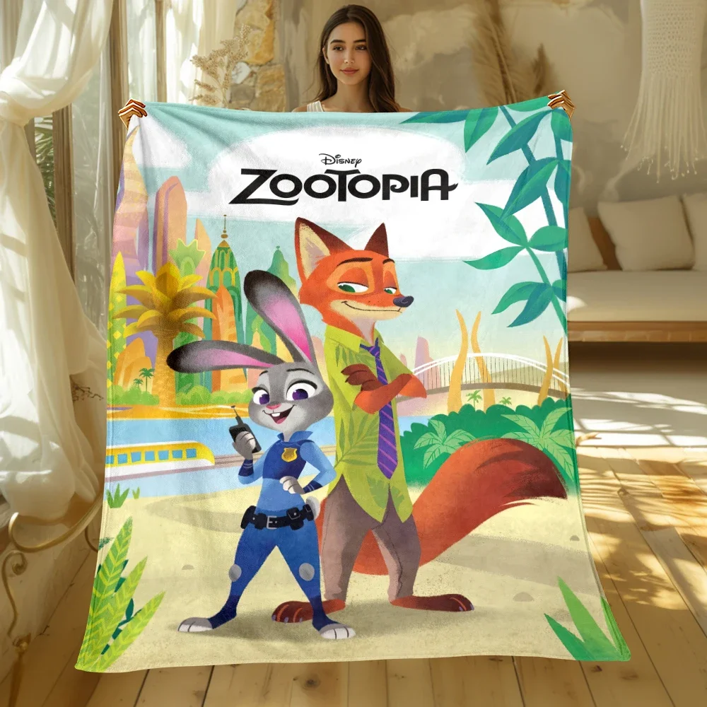 Zootropolis HD Printed Flannel Thin Blanket.Four Season Blanket.for beds,Sofa living Rooms,travel Picnic Blanket Gifts