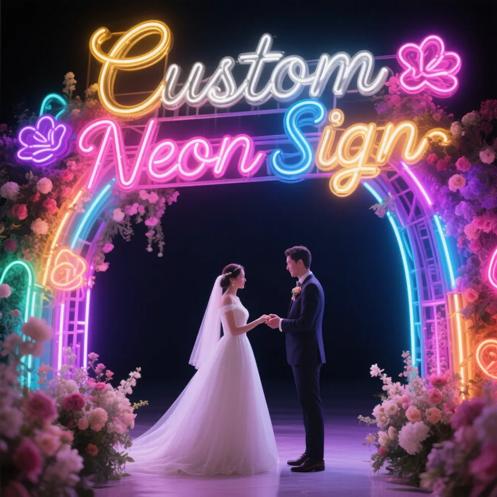 Custom Neon Sign Big Size LED Neon Light Wall Decor for Home Business Events Customizable Neon Name Signs for Room Decoration