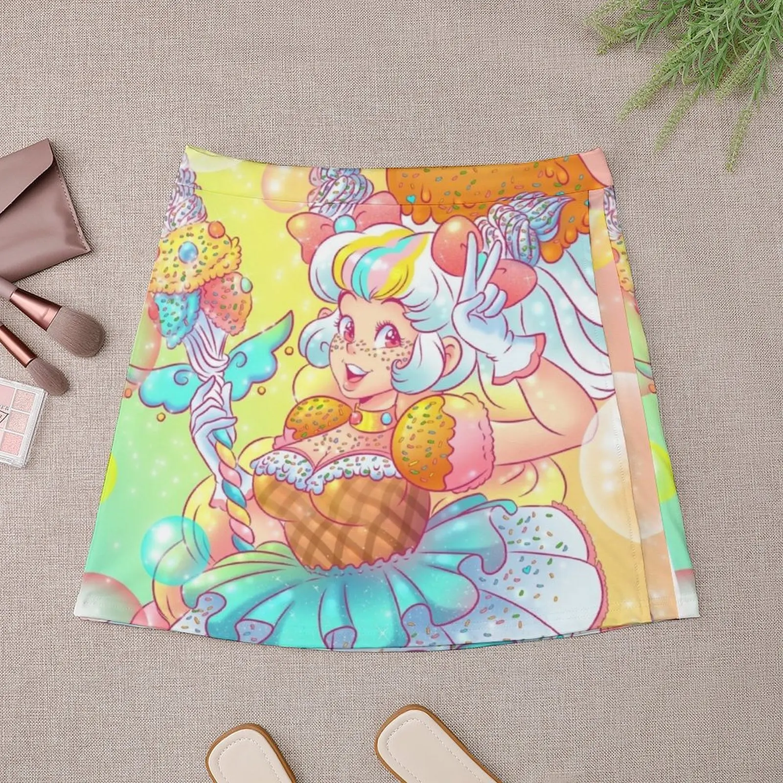 Ice Cream Magical Girl Mini Skirt night club outfits fairy grunge korean ladies summer clothes for woman Mini Skirt