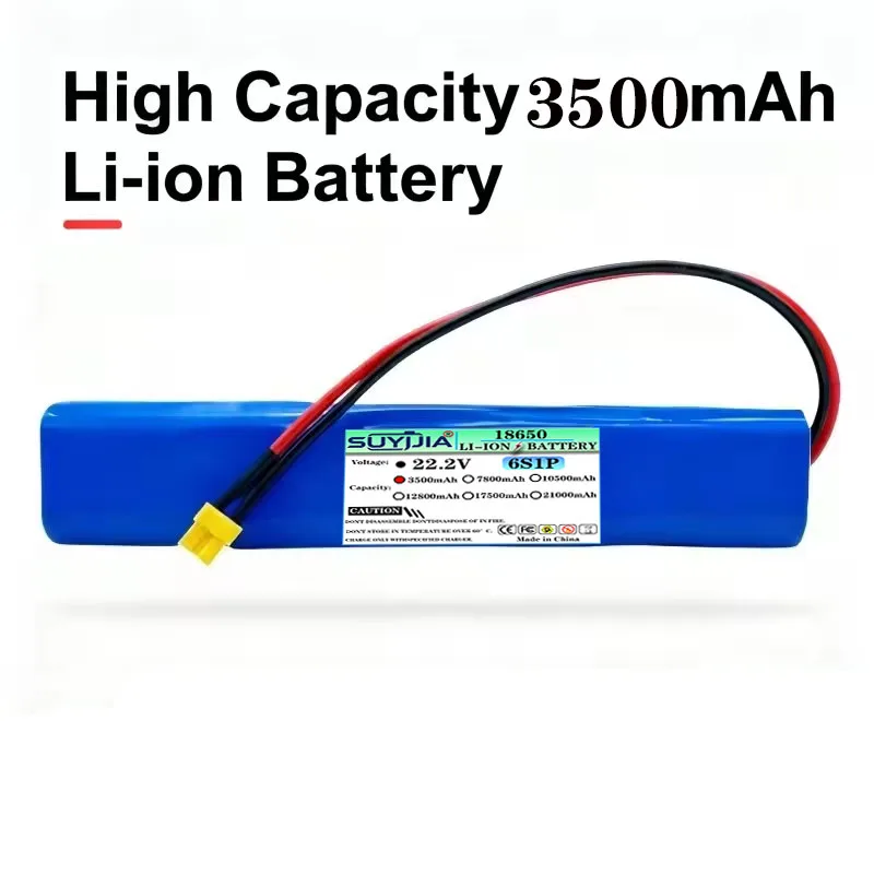 High Capacity 6S1P 22.2V 3500mAh Battery - Long-lasting Li-ion rechargeable power supply for power tools and garden equipment