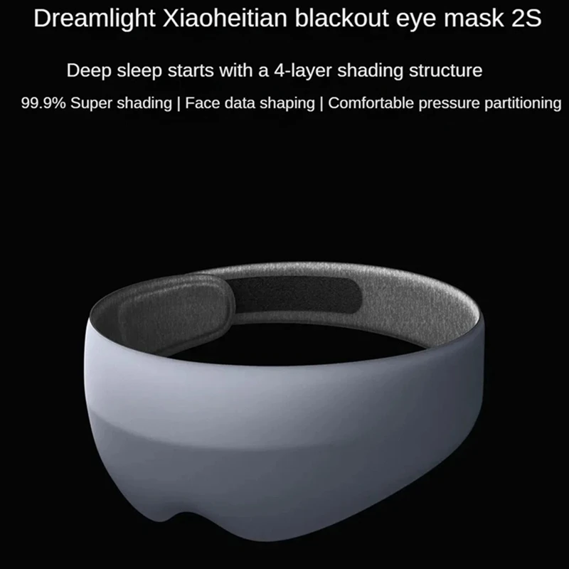 Dla Xiaomi Dreamlight Shading Eye Mask 2S Generation Full Relaxing Sleeping Mask Block Out Light Portable