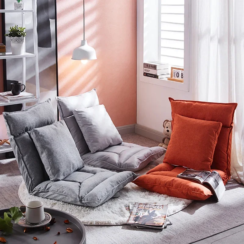 Lazy Sofa Tatami Single Folding Bed Backrest Dormitory Cushion Bay Window Small Sofa Detachable Washable Bean Bag Sofa Furniture