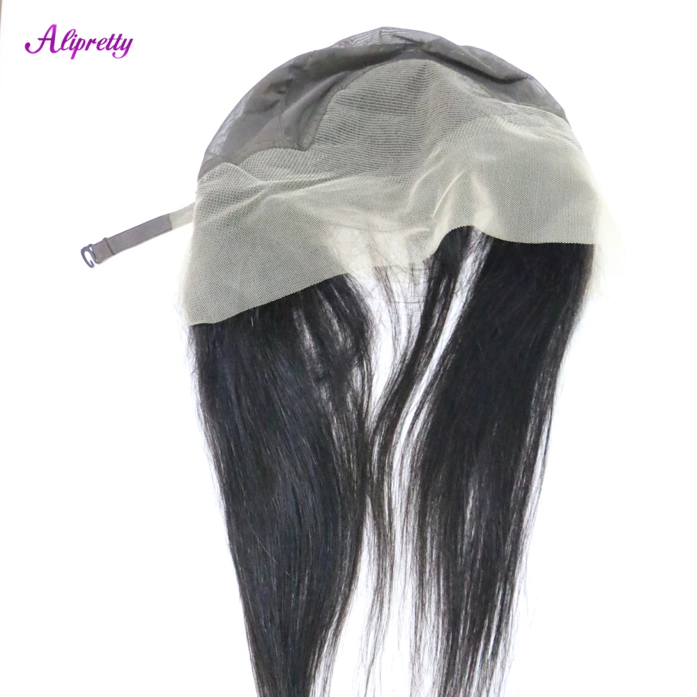 Alipretty-Loira De Mel Frontal De Renda Transparente Com Fecho De Tampão, Cabelo Humano Brasileiro, Top, Cor Natural, 613, 13x4, Apenas