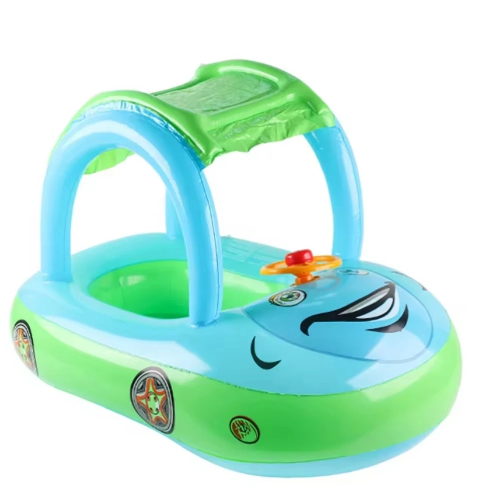 Flotador Bebé Divertido para Piscina y Playa - usage example