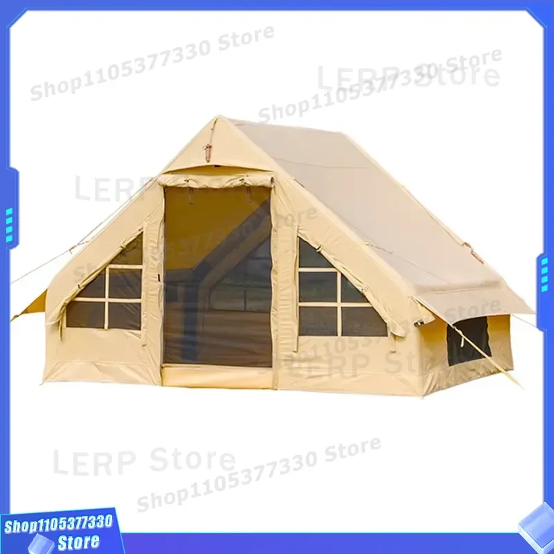 Weatherproof Outdoor Family Marquee House Wild Quick Inflatable Camping Tent Air Easy Assemble Four-season Durable PVC