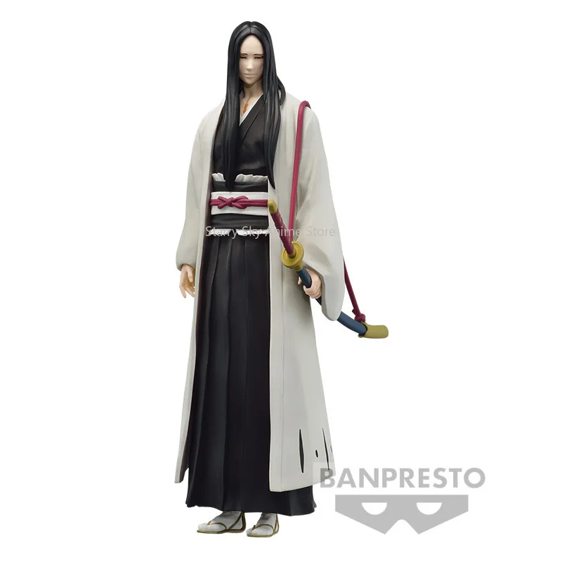 Bandai Namco Banpresto Retsu Unohana Bleach Solid and Souls 15Cm Anime Original Action Figure Model Toy Birthday Gift Collection