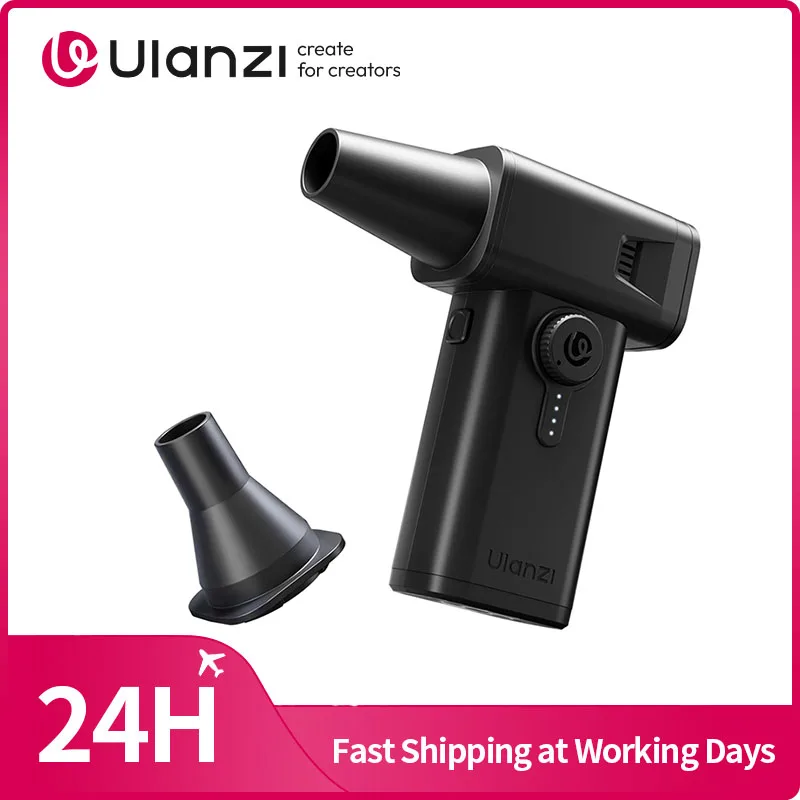 

Ulanzi AD02 STORM Electric Air Duster II 130,000 RPM Max for Camera Smartphone Cleaning Electric Air Blowing for Air Tube Light