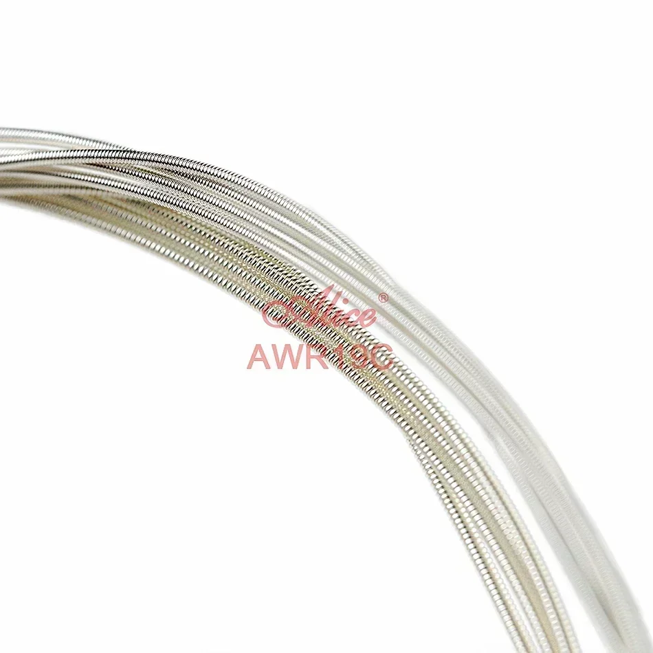 Alice AWR19C Classical Guitar Strings Golden Carbon Silver Plated Copper Winding Nano Polished Coating Normal/High Tension