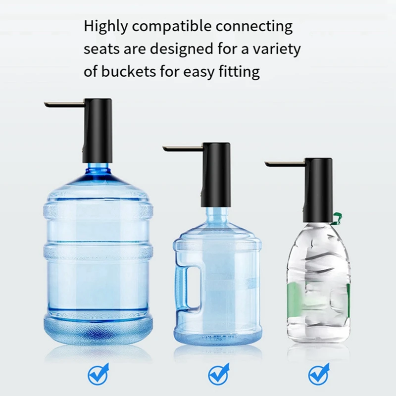 Pompa wody wiadro z ekranem dotykowym, automatyczne dystrybutory wody, elektryczna składana pompa wodna, ilościowy wylot wody