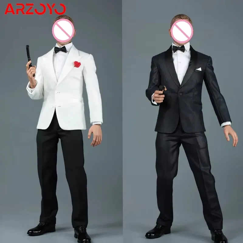 AFS A014 1/6 Scale British Royal Suits Agent Costume Clothes Model Fit 12'' Male Soldier Action Figure Body Dolls