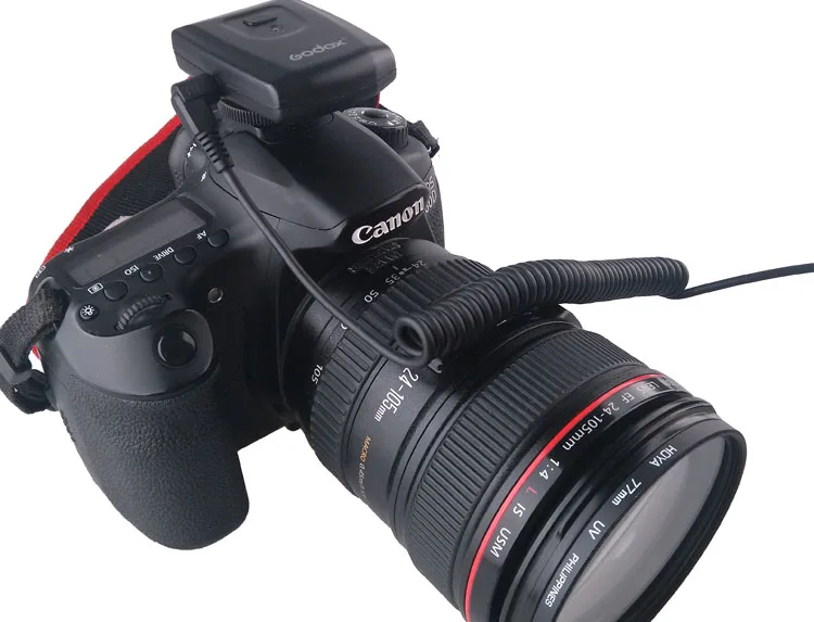 Camera Flash PC Sync Cord PC to Male 2.5mm Screw Lock for Speedlite 580EX SB-800 Godox Trigger PT-16 Photo Studio Accessories