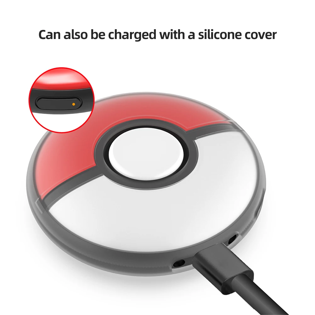 Silicone PC Hard Cover Case for Pokemon GO Plus Case + TPU Soft Transparent Silicone Cover for Pokémon GO Plus + view 4