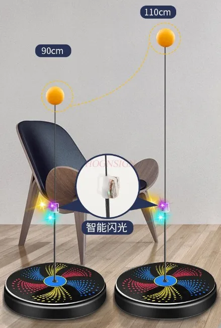 Knipperende elastische tafeltennistrainer met zachte schacht voor volwassenen en kinderen tafeltennisrackettrainer