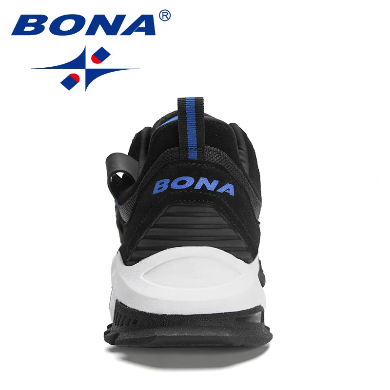 BONA 2023 New Designers   Wear-resistant sole Athletic Training Sneakers  Men Non-slip Man Jogging Shoes  Action Leather Running