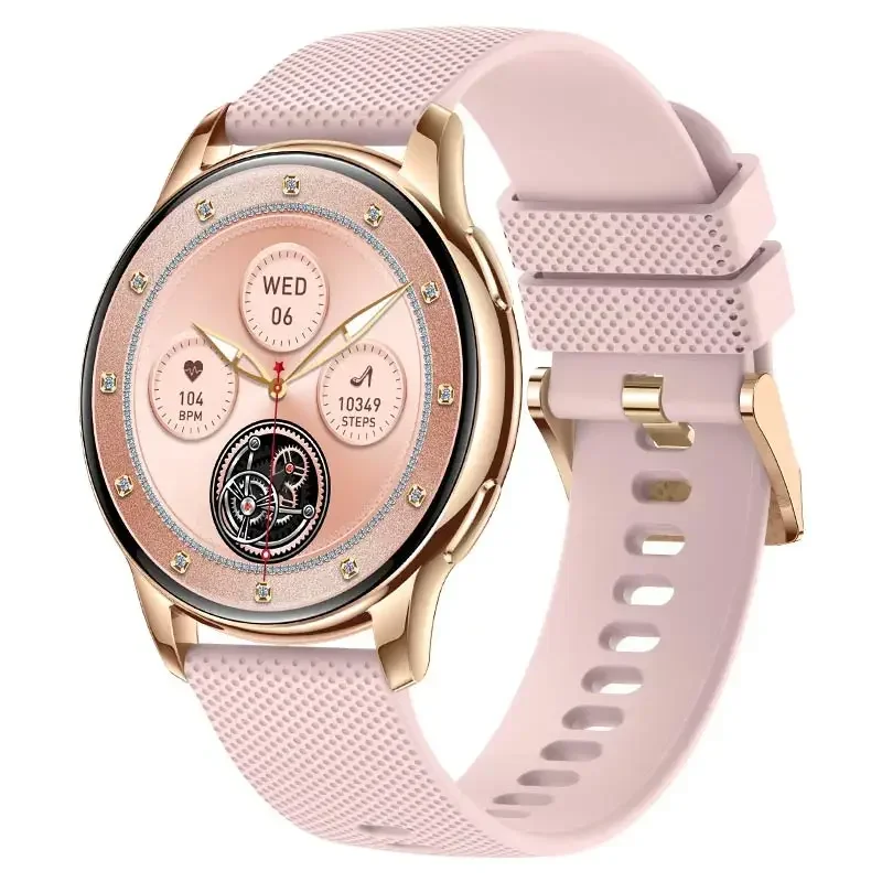 

2024 Premium Women's Smartwatch - Fashionable AMOLED. IP68 Waterproof. Fitness Bracelet/Smart Clock for Ladies.