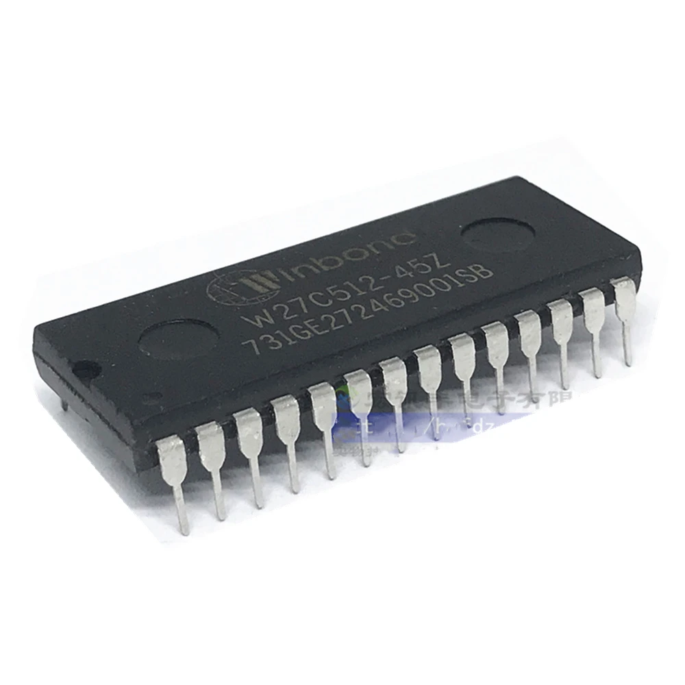 5PCS W27C512-45Z DIP W27C512 DIP-28 27C512-45Z DIP28 27C512-45 W27E512-12