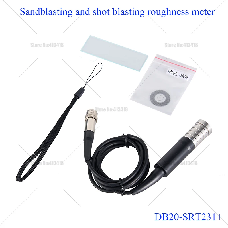 0918 Digital Portable Surface Roughness Tester Shot Peening Anchor Tester Sandblast Depth Tester Measuring Tools DB20-SRT231