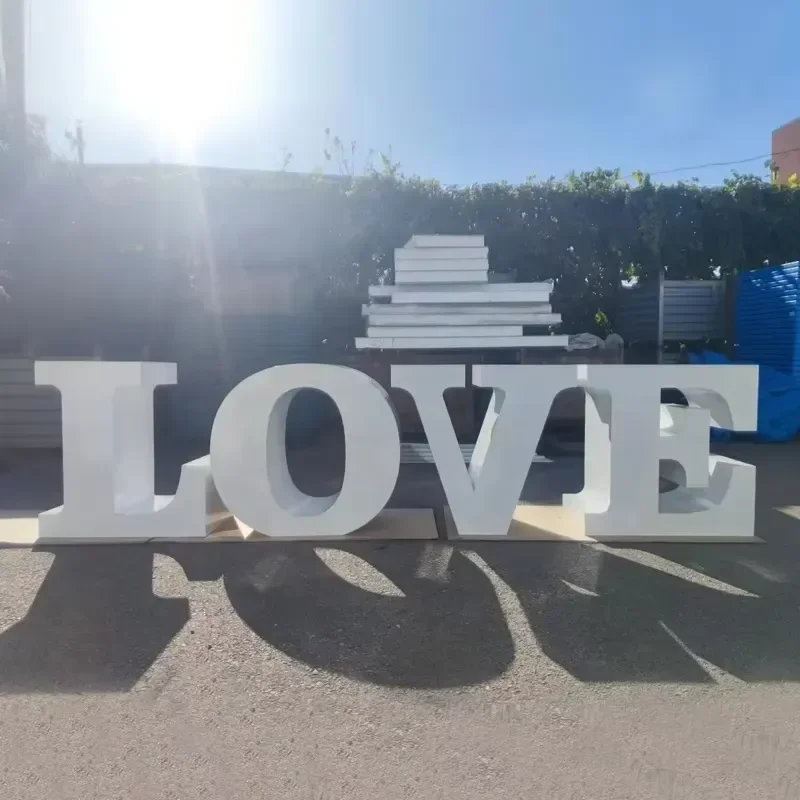 Custom Alphabet Number Lights 3D LED Letter Sign Night Light Outdoor for Bar Hotel Wedding Festival Decoration