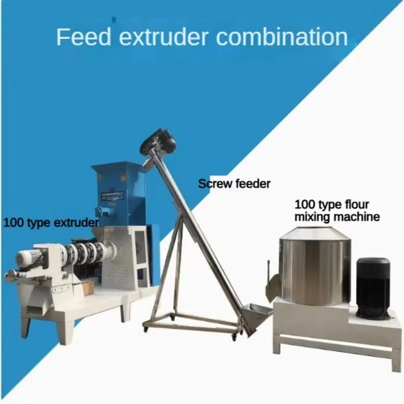 Customized Fish Food Kibble Dry Extruded Dog Food Manufacturing Machine with Engine and Motor Pet Food for Dogs and Cats