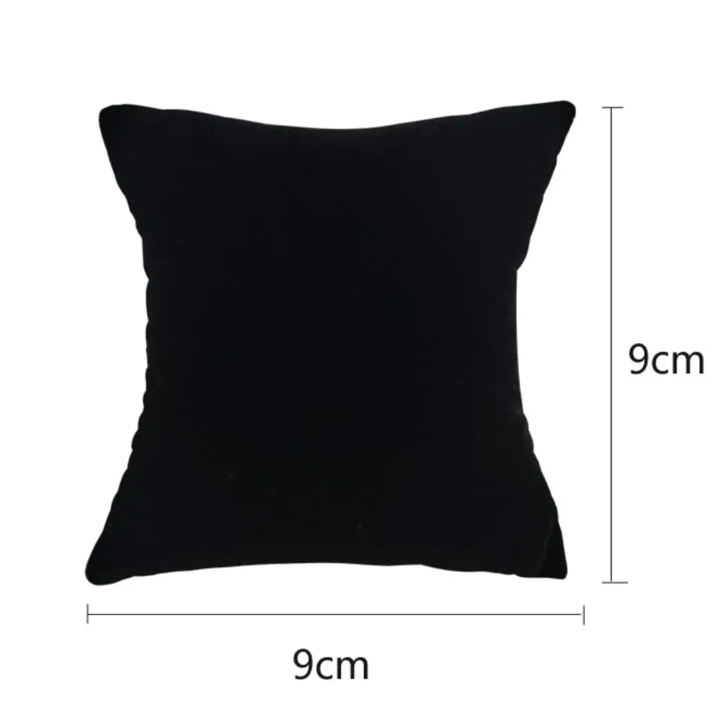 Watch Pillow 12 Pack Velvet Bracelet Cushion Pillows for Watches and Bangles Jewelry Display Small Pillows Black