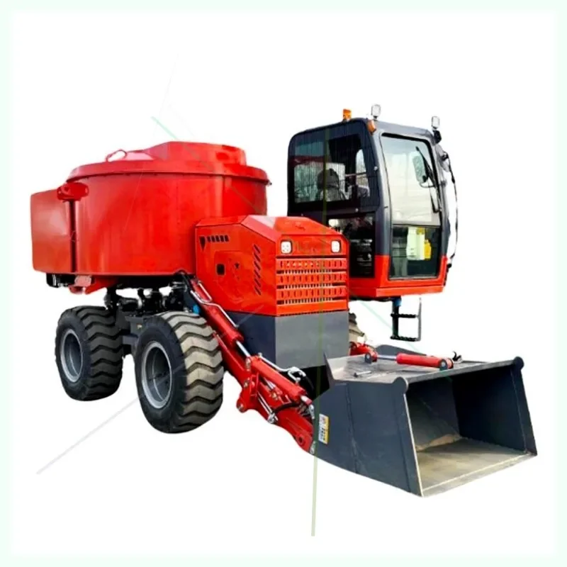 1.8 square 3.5 square automatic self-feeding concrete mixer truck efficient concrete transportation optimization
