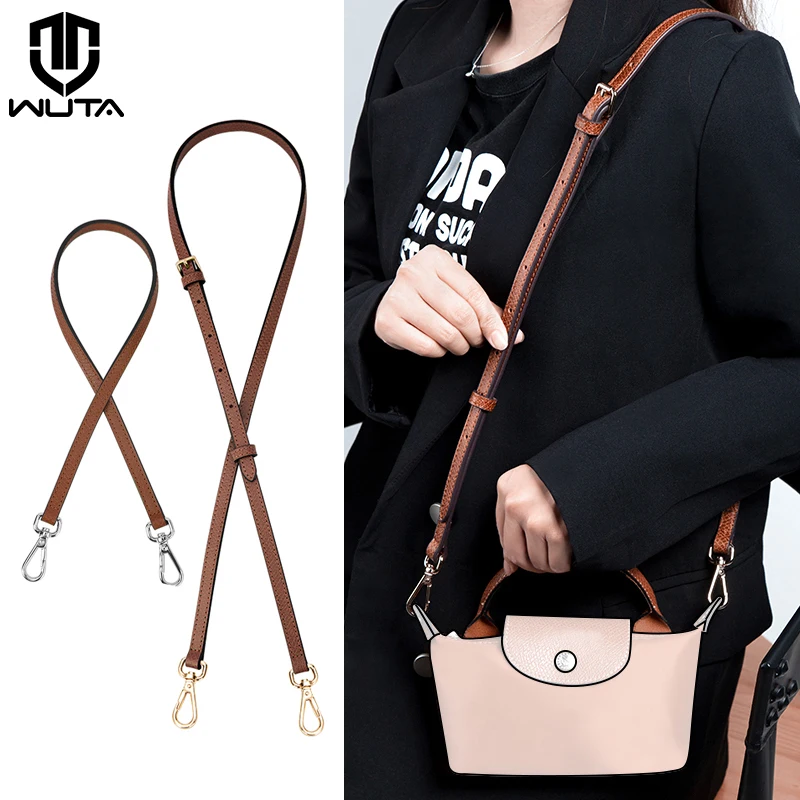 WUTA Shoulder Bag Straps For Longchamp Crossbody Purse Women Genuine Leather Handbag Strap Adjustable DIY Belt Bag Accessories