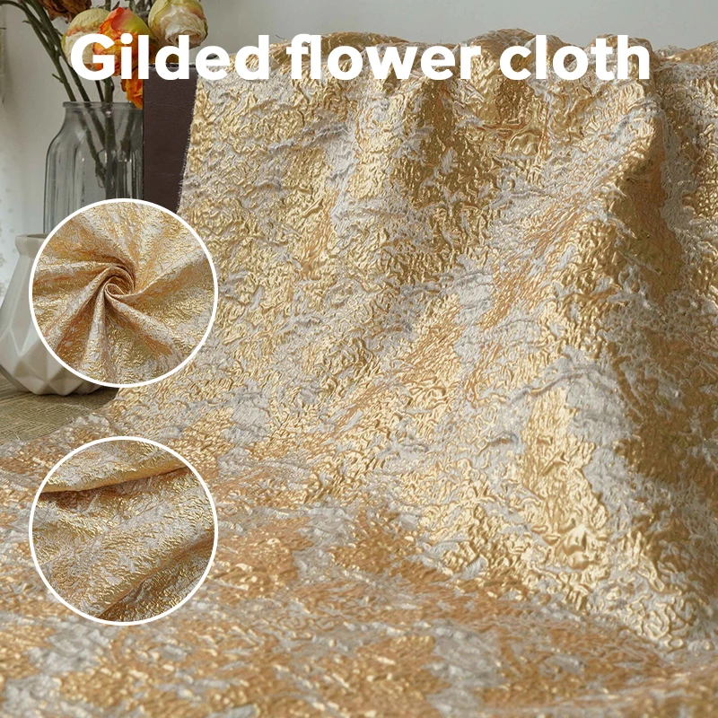 

Elegant 3D Floral Bubble Texture Fabric Embossed for Dressmaking Home Decor Upholstery Bag and Sewing Projects