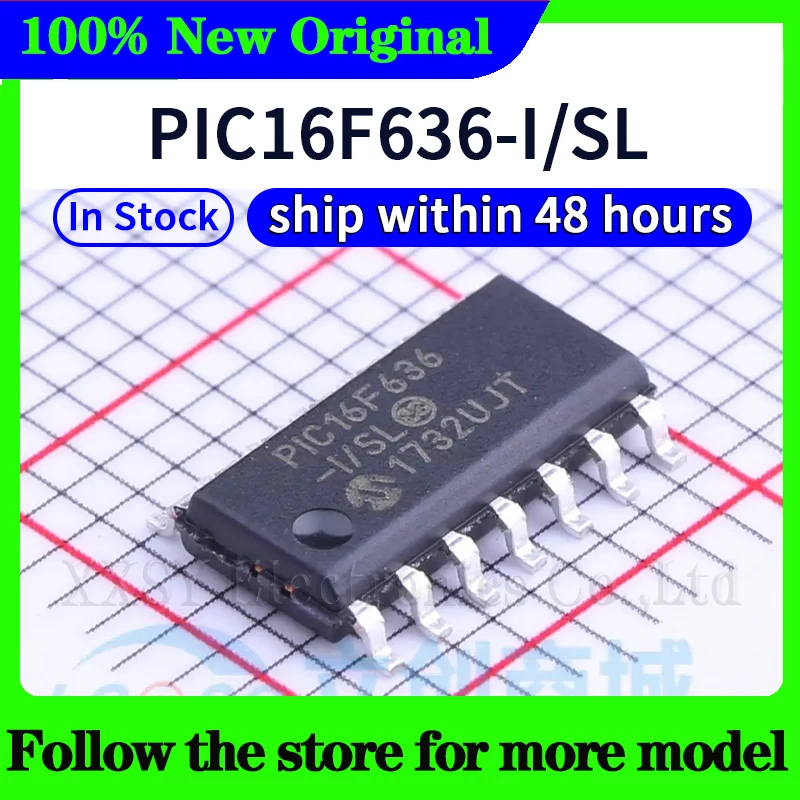 

PIC16F636-I/SL Высокое качество, новый