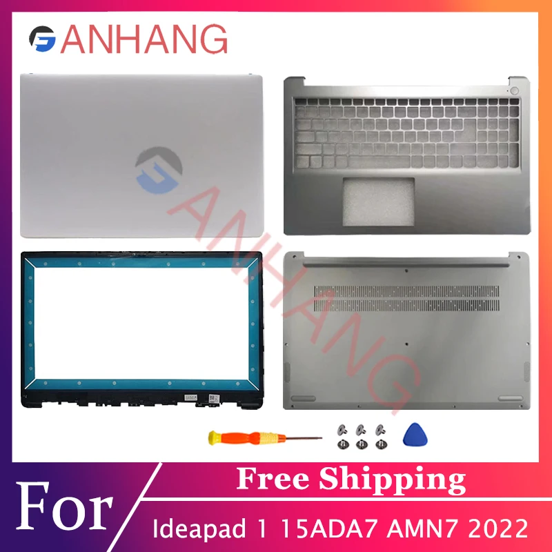 

For Ideapad 1 15ADA7 15AMN7 2022 Replace Laptop Case LCD Back Cover LCD Back Cover Front Bezel Palmrest Top Bottom Case