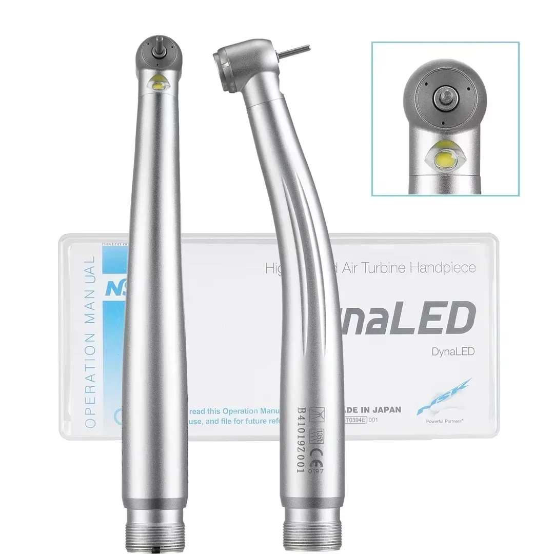 Push Button Dental Dental High Speed Handpiece fit NSK DynaLED M600LG Handpiece with LED Light Air Turbine B2 M4 Dentist Tool